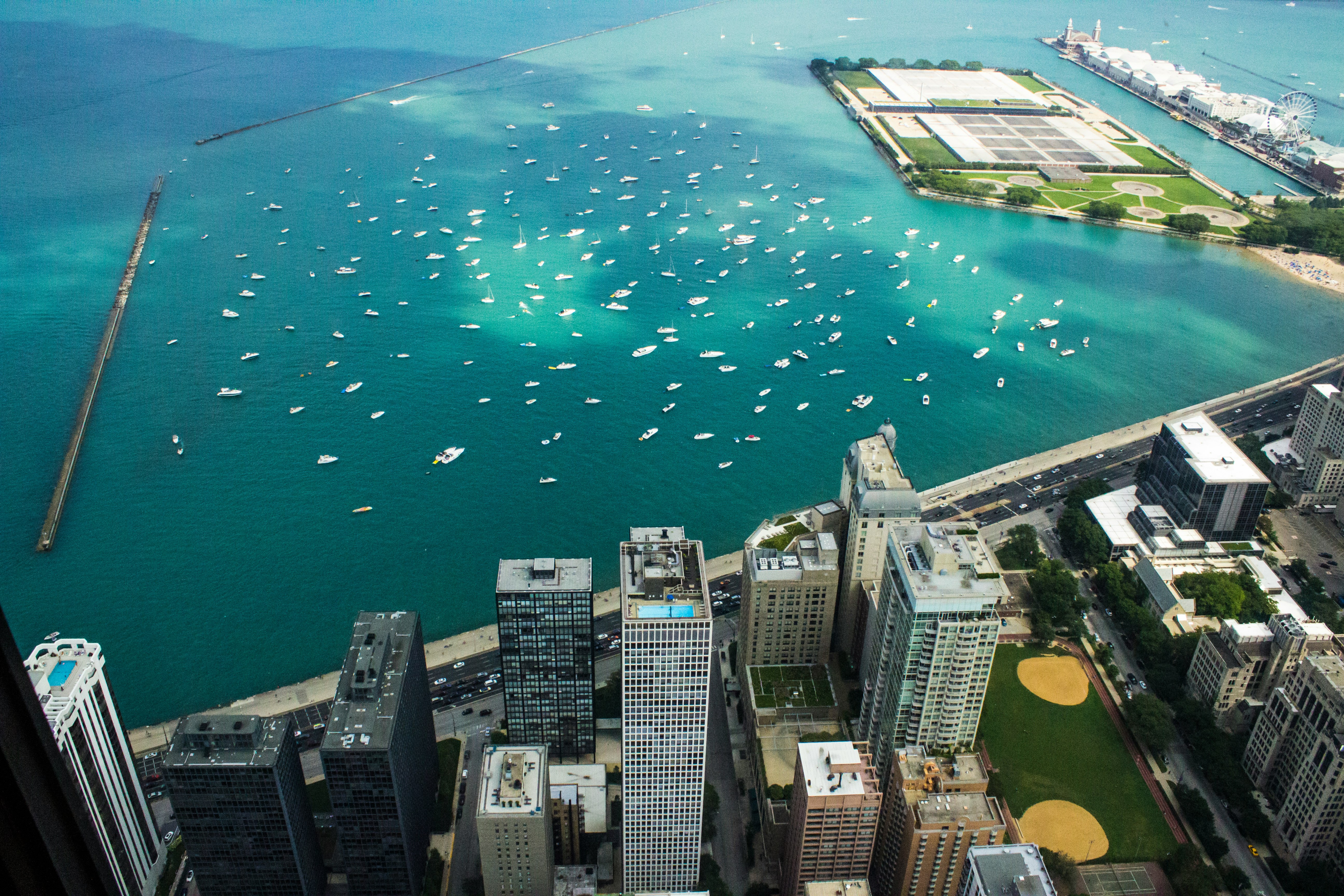 aerial photography of high rise buildings during daytime